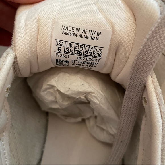 Reebox suede beige sneakers shoes club tennis workout athlesuire athletic - Picture 5 of 6